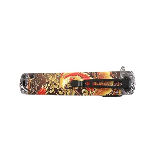 Snake Eye Tactical Every Day Carry Outdoor Survival Pocket Knife (Gold)