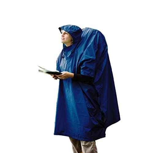 Sea to Summit Nylon Tarp Poncho 4-in-1 Raincoat, Pack Cover, Groundsheet, and Shelter