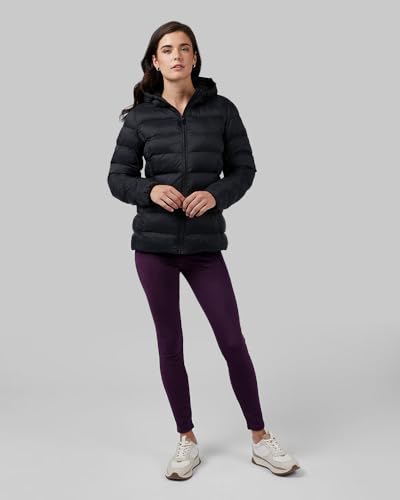 32 Degrees Heat Women’s Lightweight Packable Hooded Jacket – Water Resistant Travel Puffer