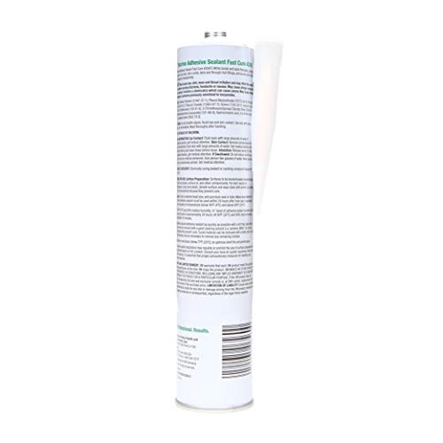3M Marine Adhesive Sealant Fast Cure 4200 (06560) – Semi-Permanent Flexible Adhesive Sealant for Boats and RVs, White, Flexible Bonds, Underwater-Safe, 295 mL Cartridge