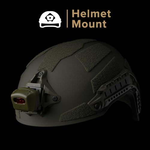9001709 Princeton Tec Quad Tactical Mpls Headlamp Olive Drab