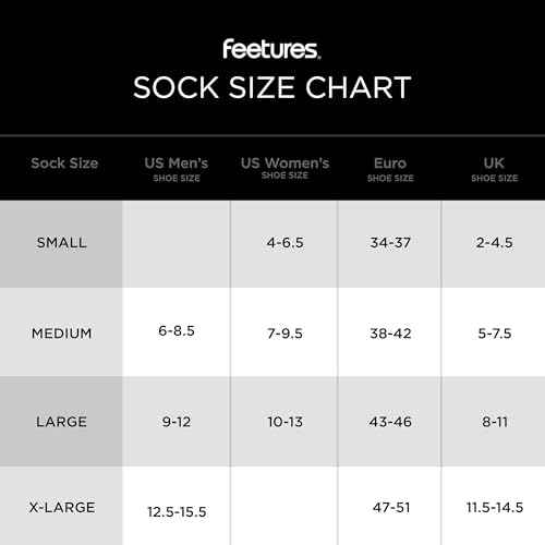 Feetures Plantar Fasciitis Relief Ultra Light Cushion Ankle Sock - Tab Socks with Heel Tab - Black, XLarge (3 Pair)