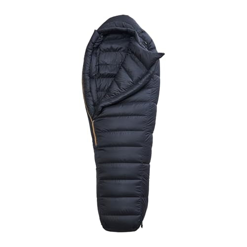 OneTigris Black Nordic Defender 2.0 Version - 5℉ Down Sleeping Bag Winter- Ultralight Backpacking Puffy 800 Fill Power 700...