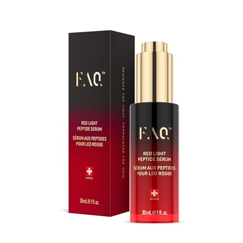 FAQ Red Light Peptide Serum ? Hyaluronic Acid & Peptide Face Serum for Women & Men, Hydrating Skin Care to Enhance LED Light Routines
