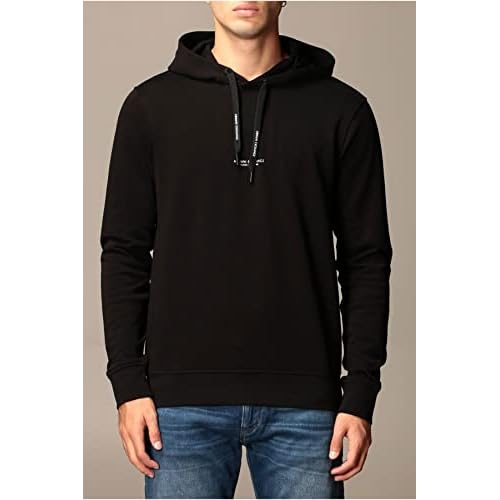 Armani Exchange mens Milano Ny Cotton Hooded Sweatshirt