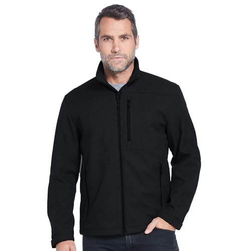 Weatherproof Men's Softshell Jacket – Wind & Water Resistant – Breathable, Lightweight Outdoor Coat