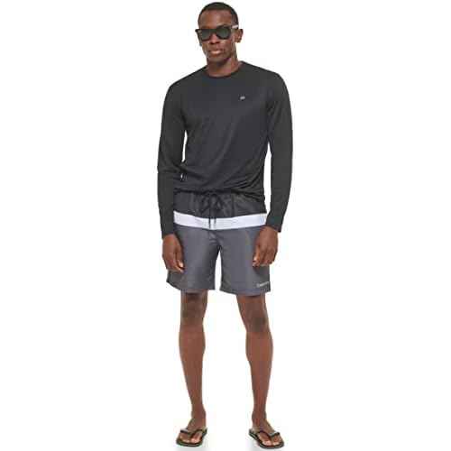 Calvin Klein Men's Standard Light Weight Quick Dry Long Sleeve 40+ UPF Protection Active Top