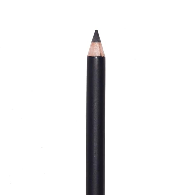 Palladio Wooden Eyeliner Pencil, Thin Pencil Shape, Easy Application, Firm yet Smooth Formula, Perfectly Outlined Eyes, Contour and Line, Long Lasting, Rich Pigment, Charcoal