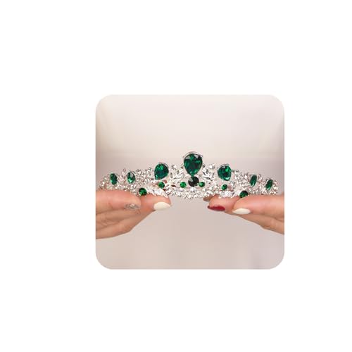 JWICOS Wedding Tiara for Women and Brides Princess Crowns and Tiaras for Bride Rhinestone Birthday Crown Headband Crystal ...