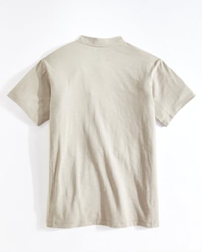 Venado Premium Short Sleeve Henley Shirt for Men - Mens Henley with Stretch Cotton