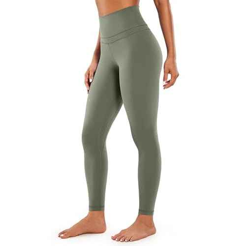 CRZ YOGA Women's Naked Feeling I Workout Leggings 28 Inches - High Waisted Full-Length Yoga Pants