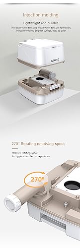 SEAFLO 3.2 Gallon (12L) Premium Portable Travel Toilet