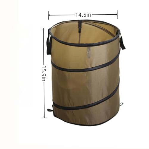 Leinoupt:Collapsible Trash can/Folding Garbage Cans,Portable Trash can,Pop Up Trash Can,for Camping Garbage Can Collapsibl...