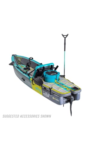 BOTE Lono Aero Inflatable Kayak Convertible Stand Up Paddle Board for Single Rider Adults Kids Family Friendly Blow Up Fis...