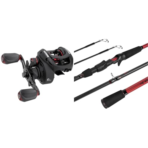 KastKing Brutus Baitcasting Fishing Reel, Right Handed & KastKing Royale Advantage,Casting Fishing Rods 7'3" MH