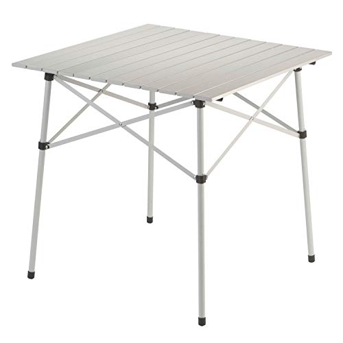 Coleman Outdoor Folding Table, Sturdy Aluminum Camping Table with Snap-Together Design, Seats 4 & Carry Bag Included, Grea...