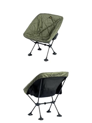iClimb Quilted Seat Warmer Chair Cover for Ultralight Compact Folding Chair