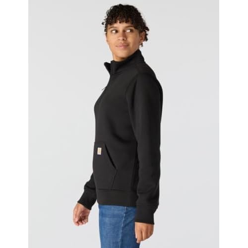 Carhartt Women's Relaxed Fit Midweight Quarter-Zip Mock-Neck Sweatshirt