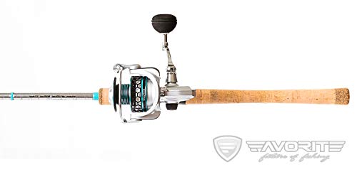Favorite Ol' Salty Spinning Reel Combo| Fast Action Carbon Blend Fishing Rod| Saltwater Fishing| Catfishing |Ultra Smooth ...