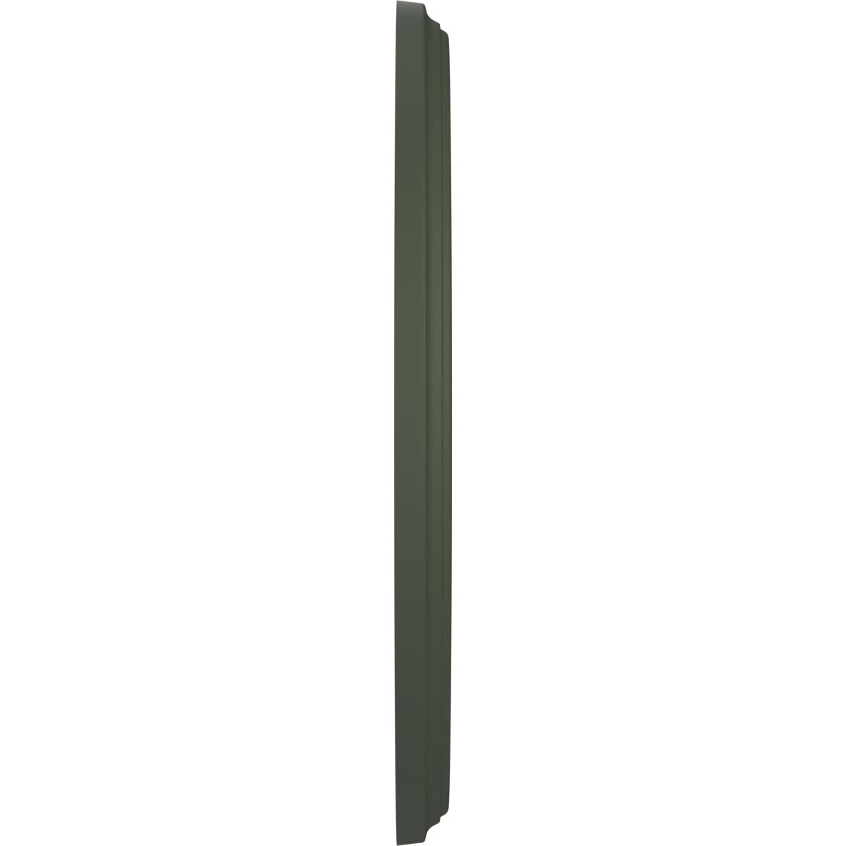 Ekena Millwork 13Od X 3 1/2Id X 3/4P Berkshire Thermoformed Pvc Ceiling Medallion (Fits Canopies Up To 5 3/4), Ultracover Satin