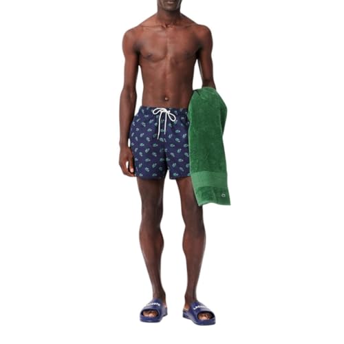 Lacoste Men's Standard Allover Croc Swim Short