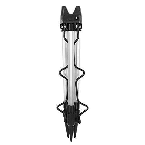 Aluminum Alloy Mini Fishing Rod Tripod, Ultralight Portable Design, Aluminum Fishing Rod Bracket, Easily Foldable and Dura...