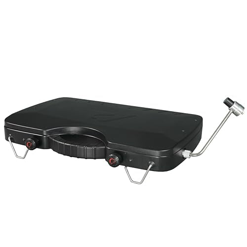 HaiYus Burner Propane Gas Camping Stove, GCT2208W, Black, kaokao1