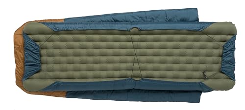 Big Agnes Echo Park Sleeping Bag - Extra Roomy Deluxe Comfort, 0°/25°/35° - Padlok Sleep System for Sleeping Pad Attachment