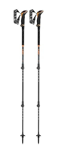 LEKI Sherpa Lite Aluminum Adjustable Lightweight Ski Poles for Backcountry Skiing & Snowboarding