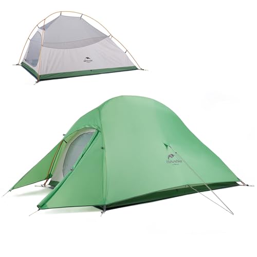 Naturehike Cloud Up Free Standing 2 Person Backpacking Tent Ultralight Nylon Double Layer Camping Tents for Two Person