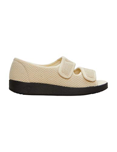 Silverts Diabetic Sandals for Women | Extra-Wide Non-Slip Comfortable Slippers for Elderly, Swelling, Sensitive Feet