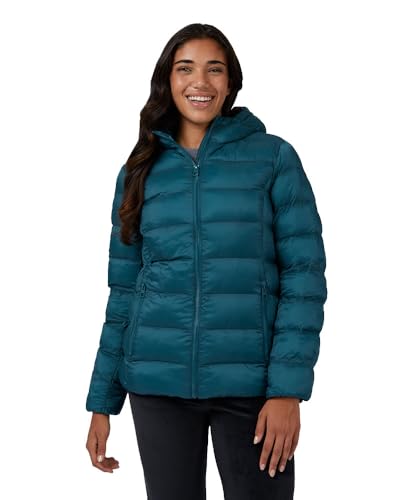 32 Degrees Heat Women’s Lightweight Packable Hooded Jacket – Water Resistant Travel Puffer