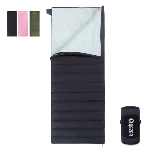 Down Sleeping Bag for Adults, Ultralight Wearable Sleeping Bag for Backpacking, Can Be Used as a Blanket or Mat