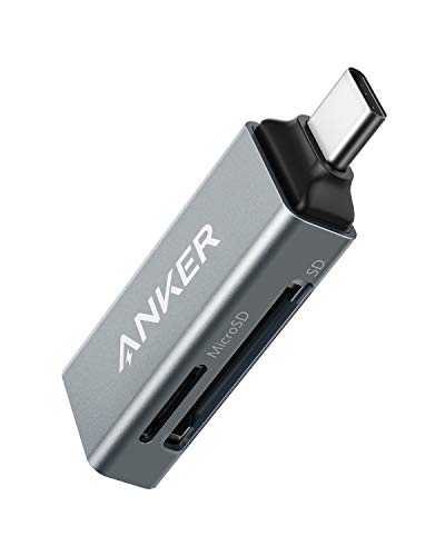 Anker SD Card Reader, 2-in-1 USB C Memory Card Reader for Digital Camera SD Card Viewer with Dual Slot for SDXC, SDHC, SD,...