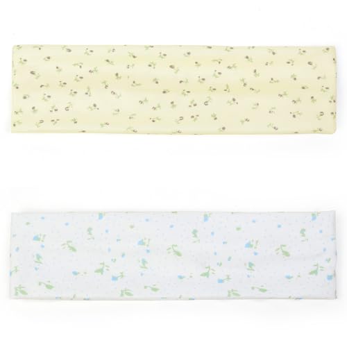 TERSE Fashion Women's Headbands for Short Hair Non Slip Elastic Floral Hairbands, Soft Fabric 2 Inches Thick Stripe Head B...