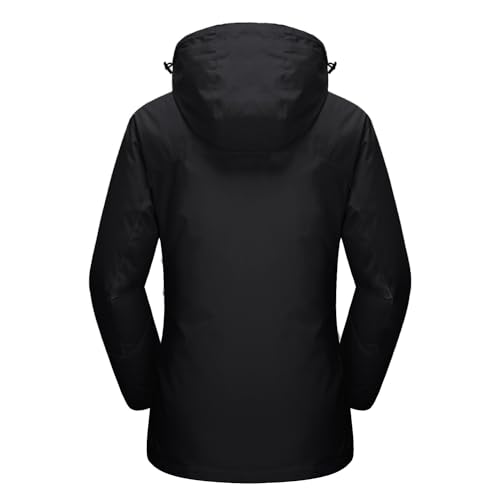 MAGCOMSEN Women's 3-in-1 Winter Coats Snow Ski Jacket Waterproof Windproof Fleece Lined Winter Jacket Parka