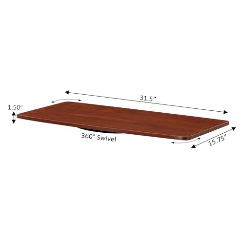 Convenience Concepts Designs2Go XL 37 inch Single Tier Swivel Riser, Cherry