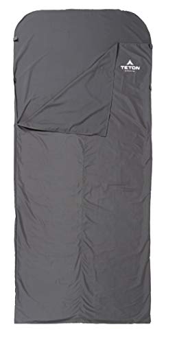 Teton Sleeping Bag Liner; A Clean Sheet Set Anywhere You Go; Perfect for Travel, Camping, and Anytime You’re Away from Hom...