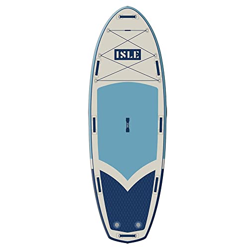 ISLE Megalodon Inflatable Stand Up Paddle Board & iSUP Bundle Accessory Pack - Up to 1,050 lbs Capacity — Durable, Lightwe...