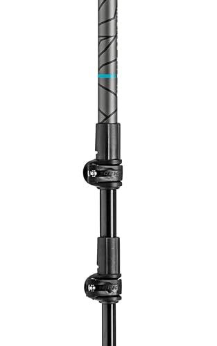 LEKI Khumbu Lite AS Trekking Poles - Aluminum Collapsible Lightweight Walking Poles for Hiking