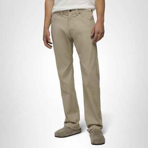 prAna Men's Brion Pant, Sandbar, 42 x 30
