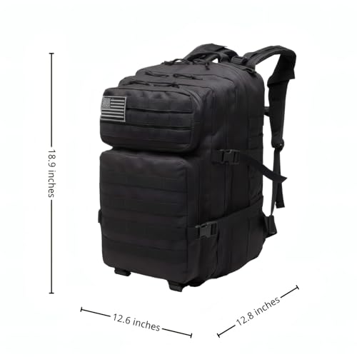 Fortune Edge Military Tactical Backpack for Men and Women Molle 45L Large Army 3 Days Assault Pack Bug Out Bag Water Resis...