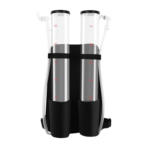 6L Dual Backpack Beer Dispenser, Double 3L Beverage Tower with Taps & Tubes | Portable Party Drink Backpack for Beer Juice...