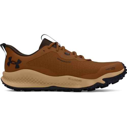 Under Armour Men's Charged Maven Trail Waterproof, (200) Tundra/Cleveland Brown/Vapor Green, 14, US