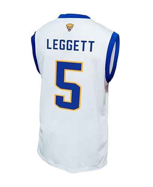Genuine Collective Ishmael Leggett Pittsburgh Panthers Basketball Jersey, White
