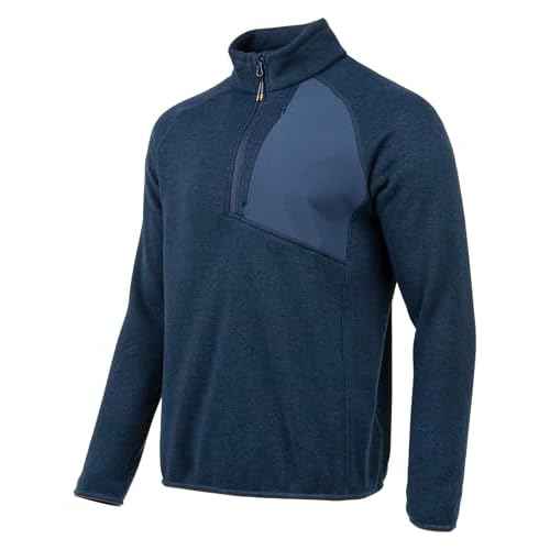 Beretta Men's Lightweight Breathable Outdoor Casual Abisko Half Zip Thermal Fleece Hunting Jacket | Elasticated Bottom
