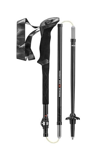 LEKI Makalu FX.One Carbon Adjustable Lightweight Walking Poles for Trekking & Hiking