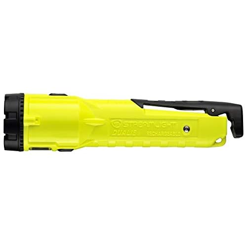 Streamlight 68793 Dualie 275-Lumen Multi-Functional Intrinsically Safe Rechargeable Flashlight with Magnetic Clip and 120V/100V AC Charger, Yellow