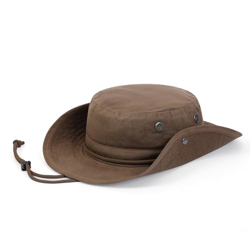 KANUT SPORTS Boonie Sun Hat with Wide Brim for Women & Men, Waterproof for Fishing, Hiking
