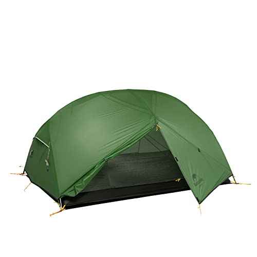 Naturehike Mongar Backpacking Camping Tent 2 Person Lightweight 3 Season Waterproof Hiking Tent Double Crossbars Easy Setup Double Layer for Hunting Outdoor Mountaineering Travel with Footprint